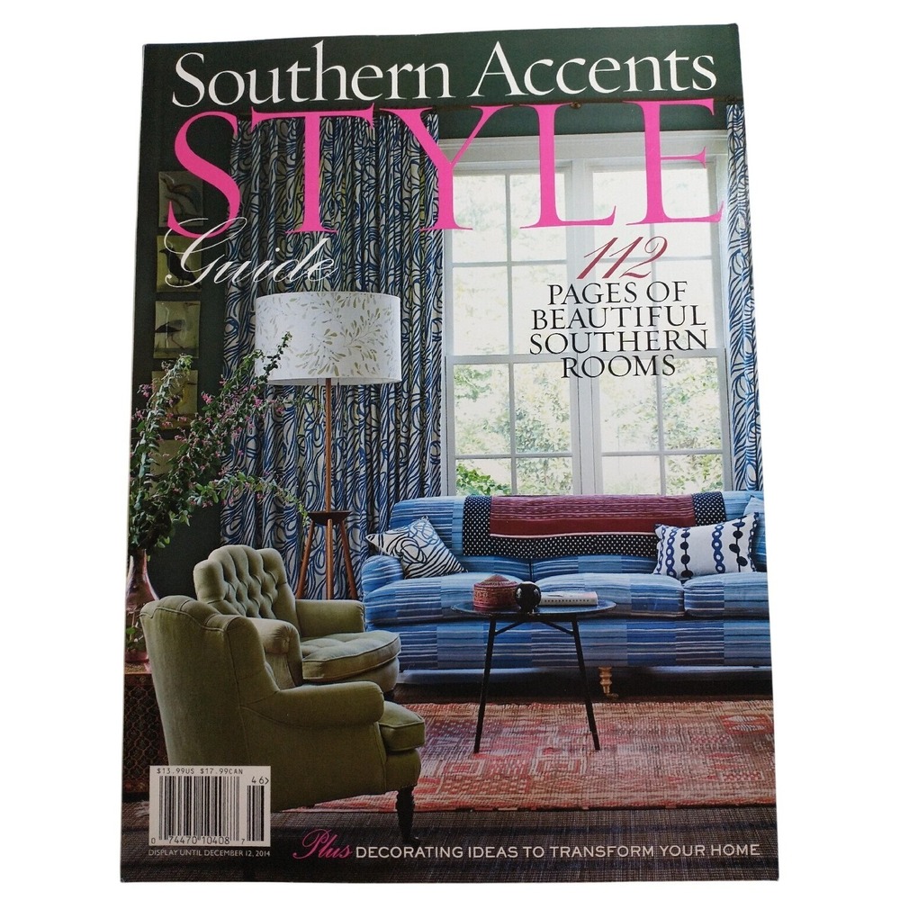 Southern Accents Style Guide Magazine 2014 Interior Design Decorating Ideas